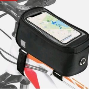 Roswheel bike Frame mount Smart Phone Bag Touch Screen Window battery compartmnt
